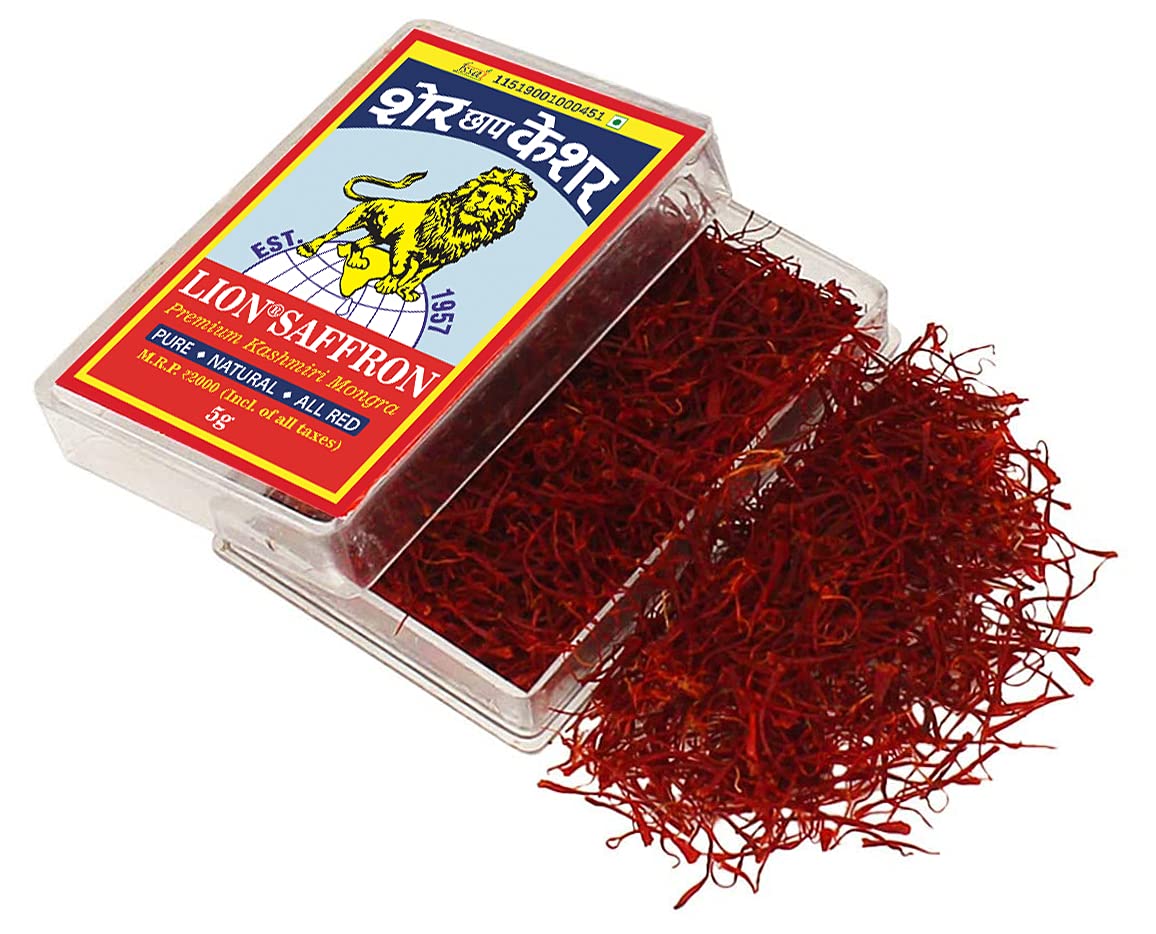 10 Gm BRAND SAFFRON Grade A+++ Kashmiri Mongra Saffron/Kesar for Pregnant Women, Biryani, Beauty, Cooking and Sweets