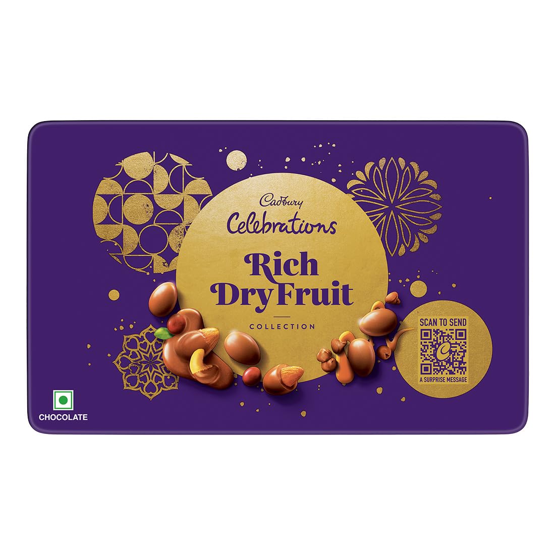 Big Pack - Cadbury Celebrations Premium Selections Chocolates Gift Pack 268 G & Happilo Natural Premium Californian Almonds, 200G, 468 Gram